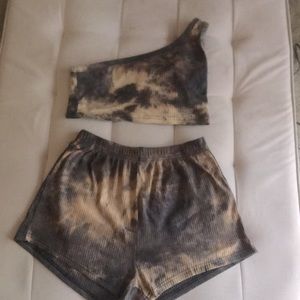 Ladies 2 piece short set